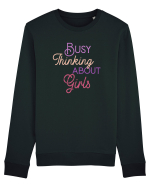 Busy thinking about Girls Bluză mânecă lungă Unisex Rise
