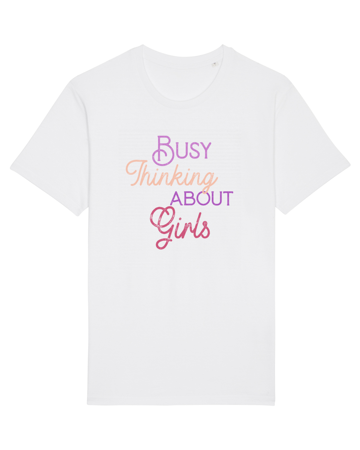 Tricou mânecă scurtă Unisex Rocker White