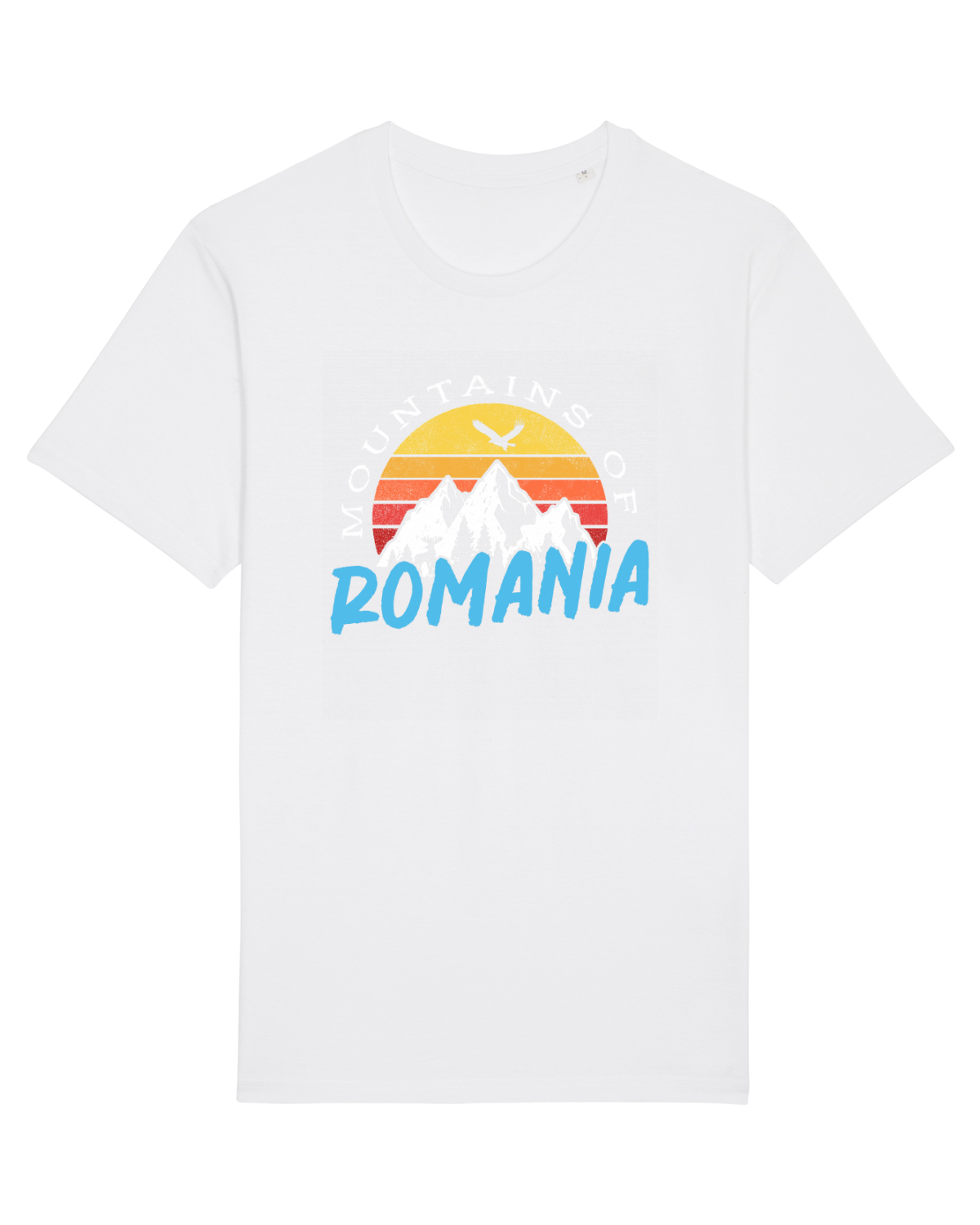 Tricou mânecă scurtă Unisex Rocker White