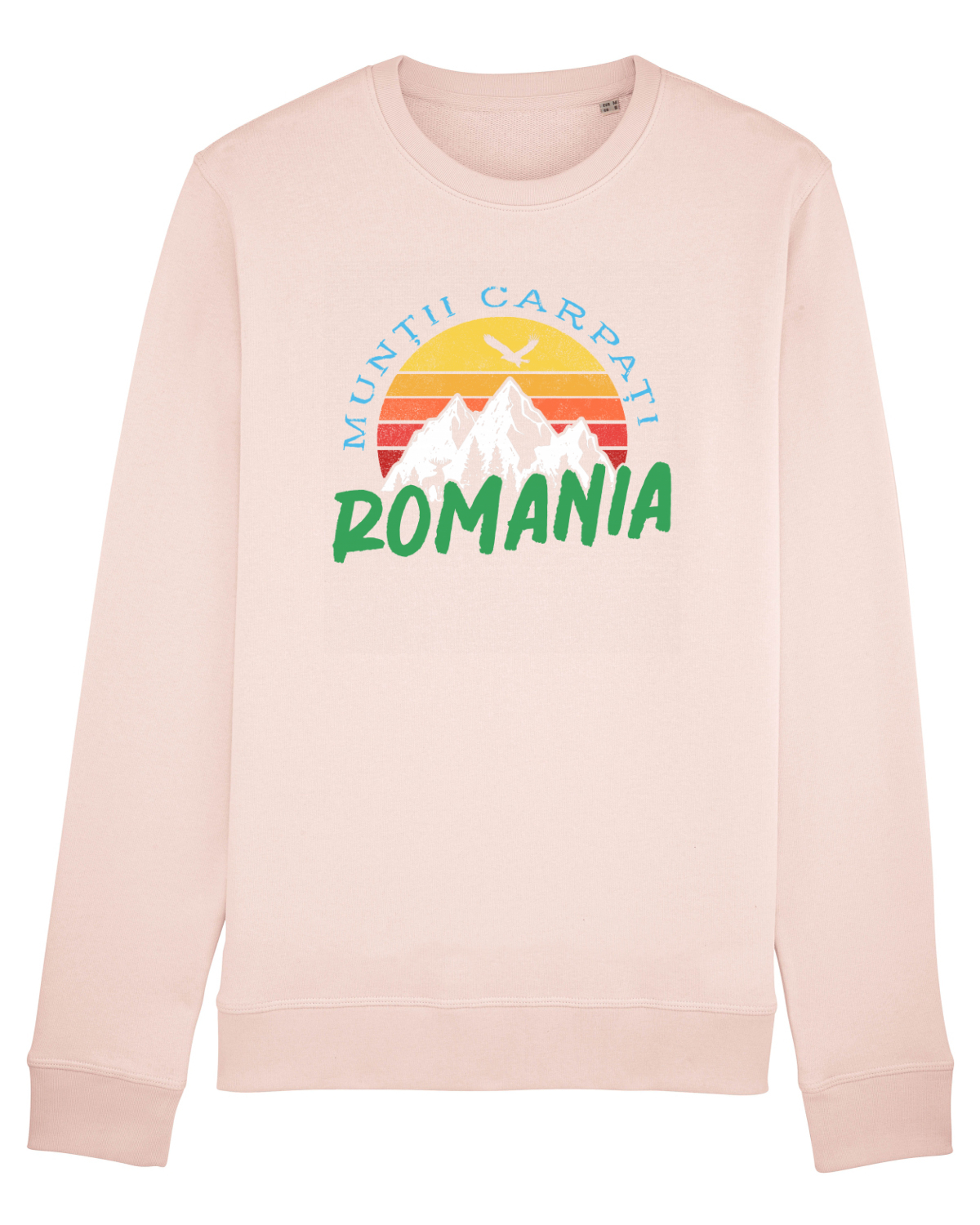 Bluză mânecă lungă Unisex Rise Candy Pink