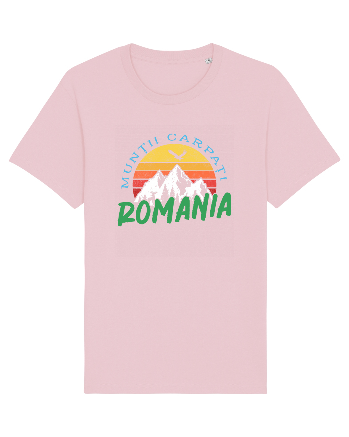 Tricou mânecă scurtă Unisex Rocker Cotton Pink