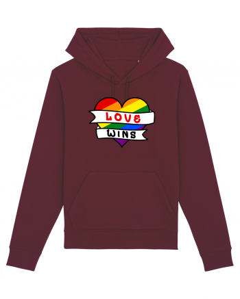 Love Wins Burgundy