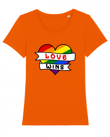 Love Wins Bright Orange