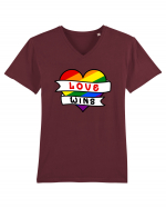 Love Wins Tricou mânecă scurtă guler V Bărbat Presenter