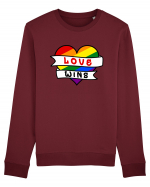 Love Wins Bluză mânecă lungă Unisex Rise