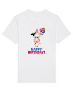 Happy Birthday Tricou mânecă scurtă Unisex Rocker