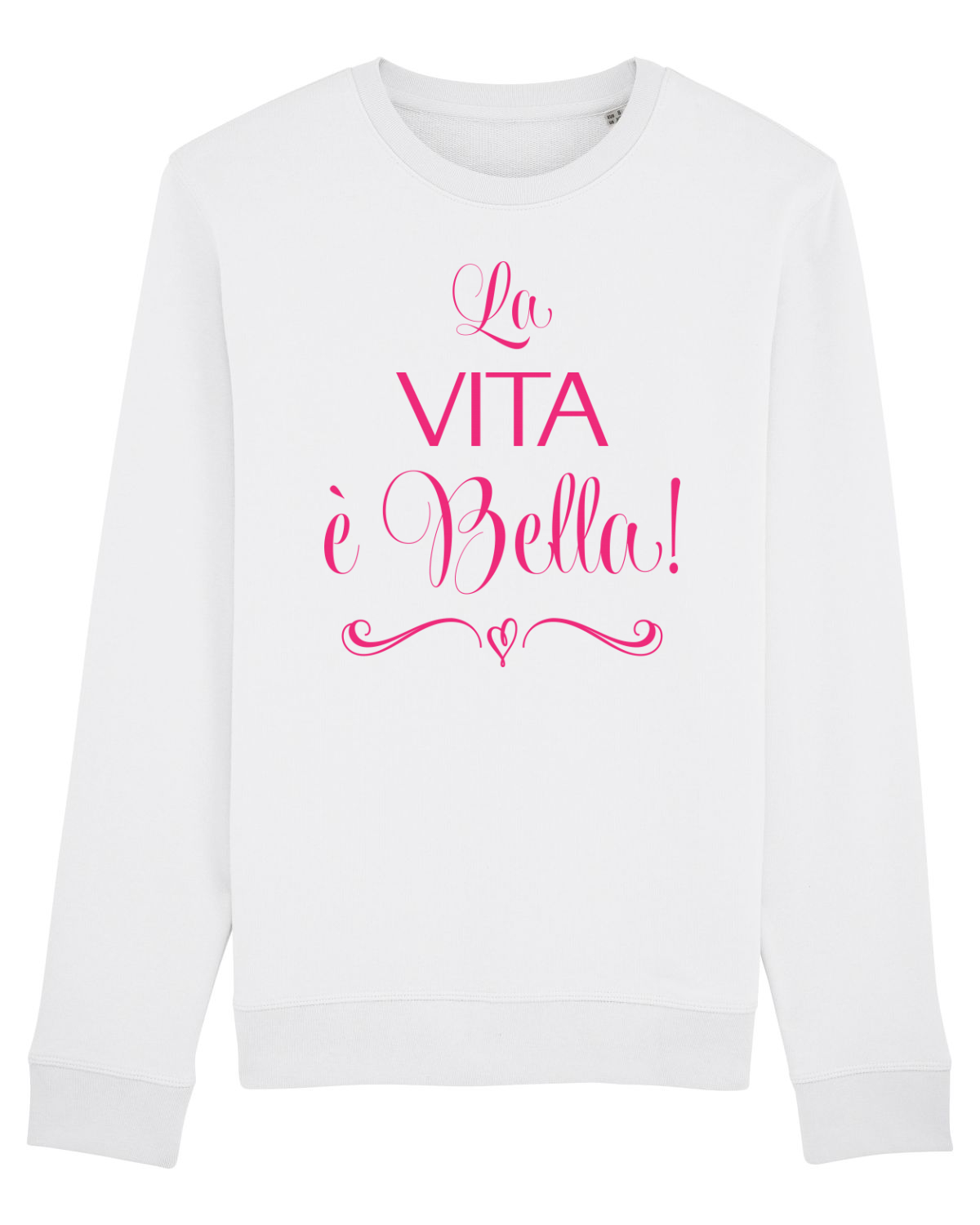 Bluză mânecă lungă Unisex Rise White