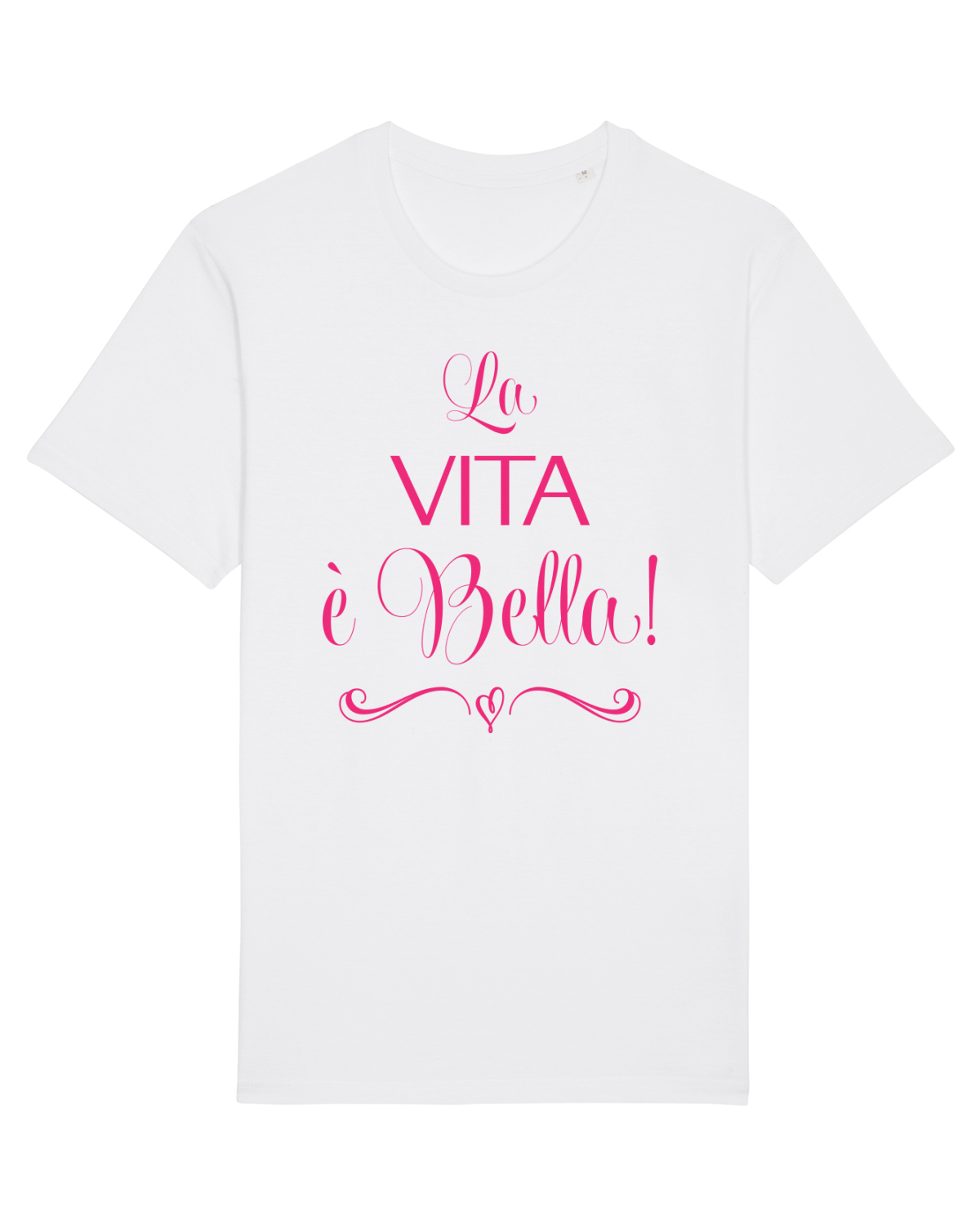 Tricou mânecă scurtă Unisex Rocker White