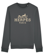 HERPES PARIS Bluză mânecă lungă Unisex Rise