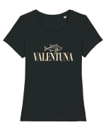 VALENTUNA Tricou mânecă scurtă guler larg fitted Damă Expresser