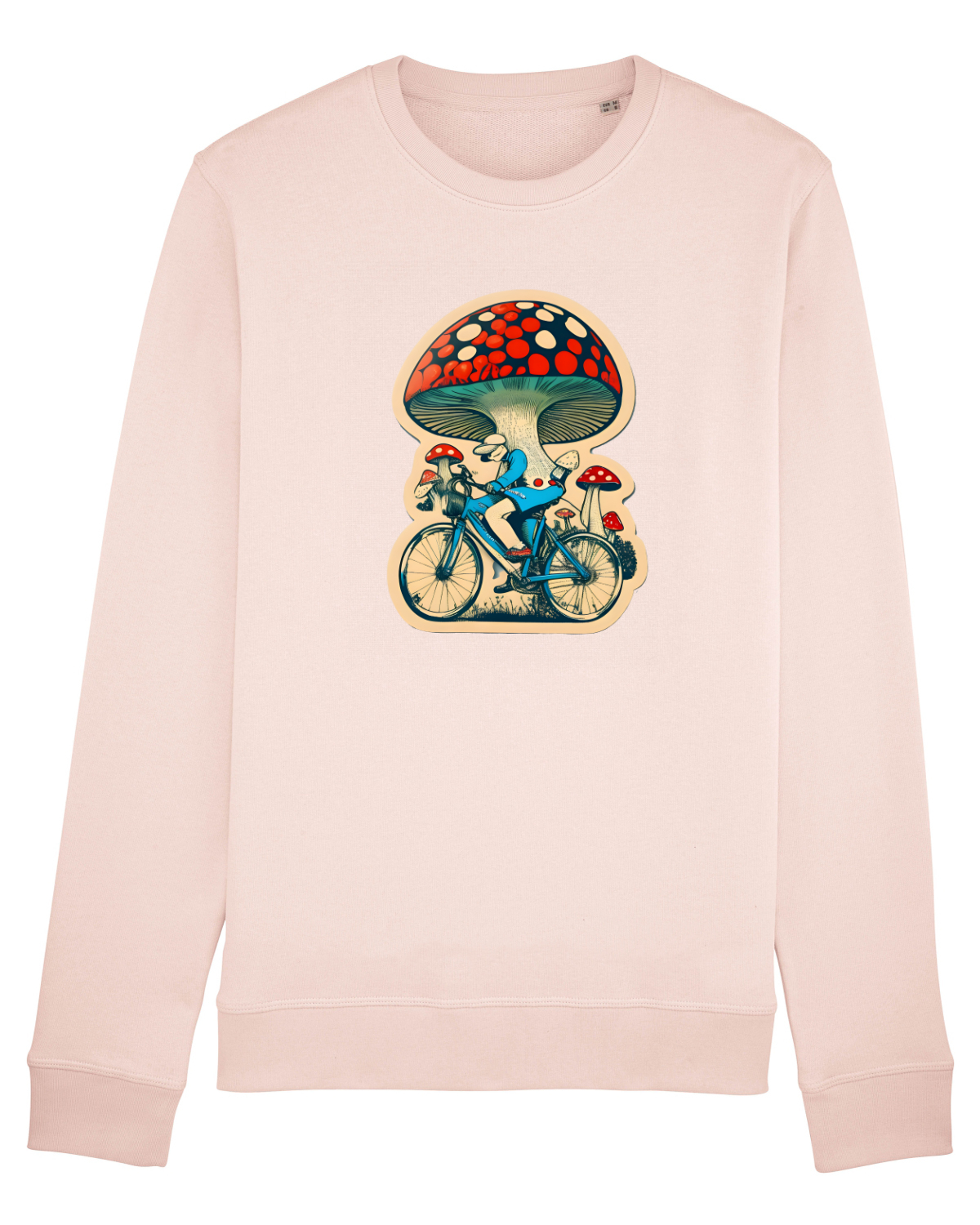 Bluză mânecă lungă Unisex Rise Candy Pink