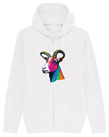 popart goat White