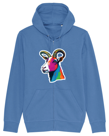 popart goat Bright Blue