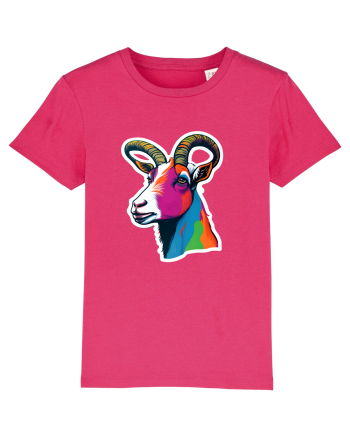 popart goat Raspberry
