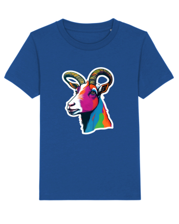 popart goat Majorelle Blue