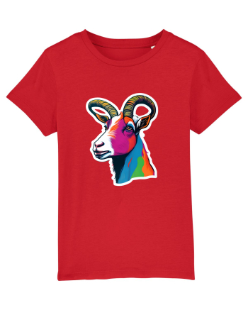 popart goat Red