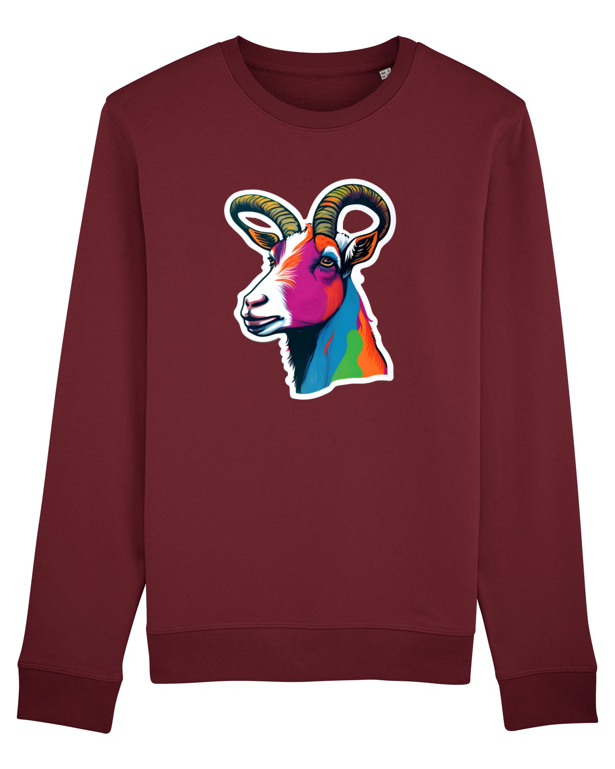 Bluză mânecă lungă Unisex Rise Burgundy