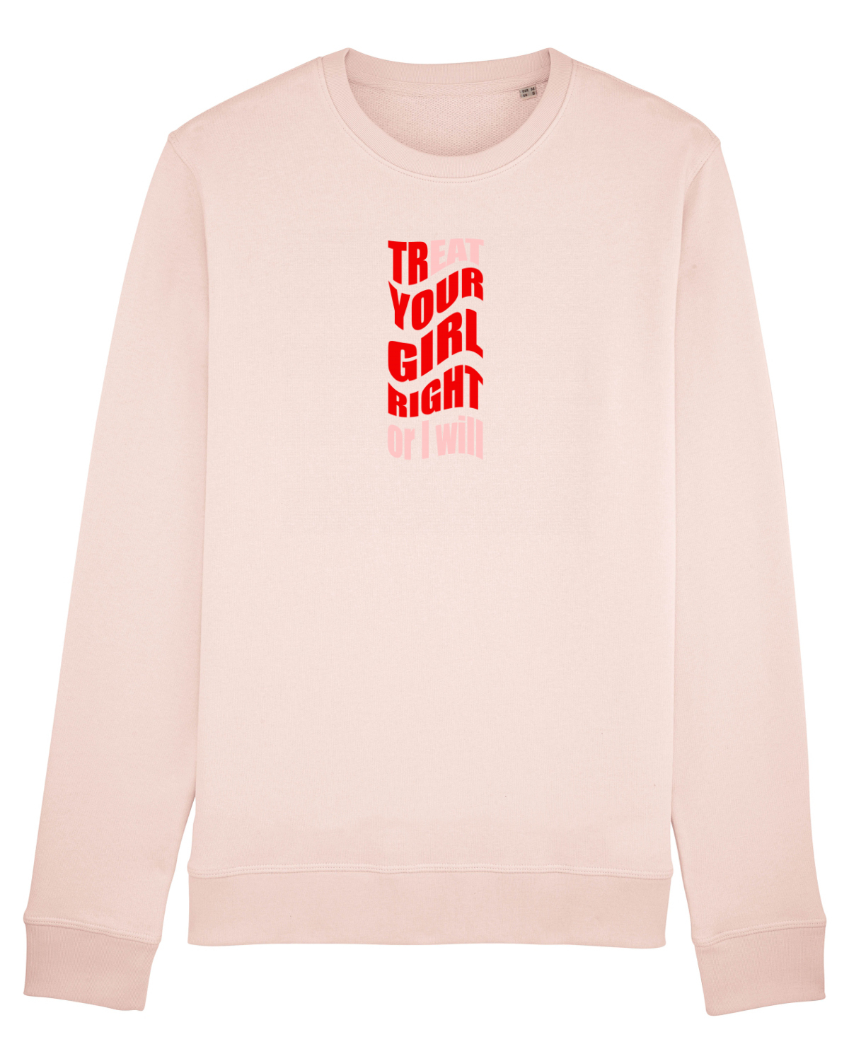 Bluză mânecă lungă Unisex Rise Candy Pink