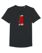 trEAT YOUR GIRL RIGHT OR I WILL Tricou mânecă scurtă guler larg Bărbat Skater