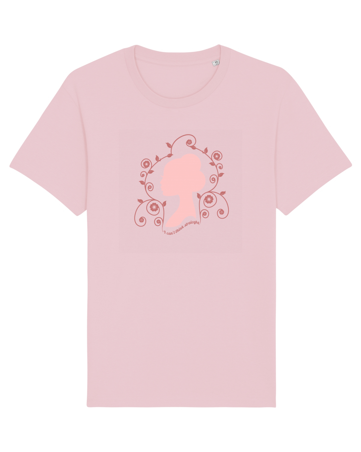 Tricou mânecă scurtă Unisex Rocker Cotton Pink