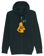 BUSY THINKING ABOUT GIRLS Hanorac cu fermoar Unisex Connector