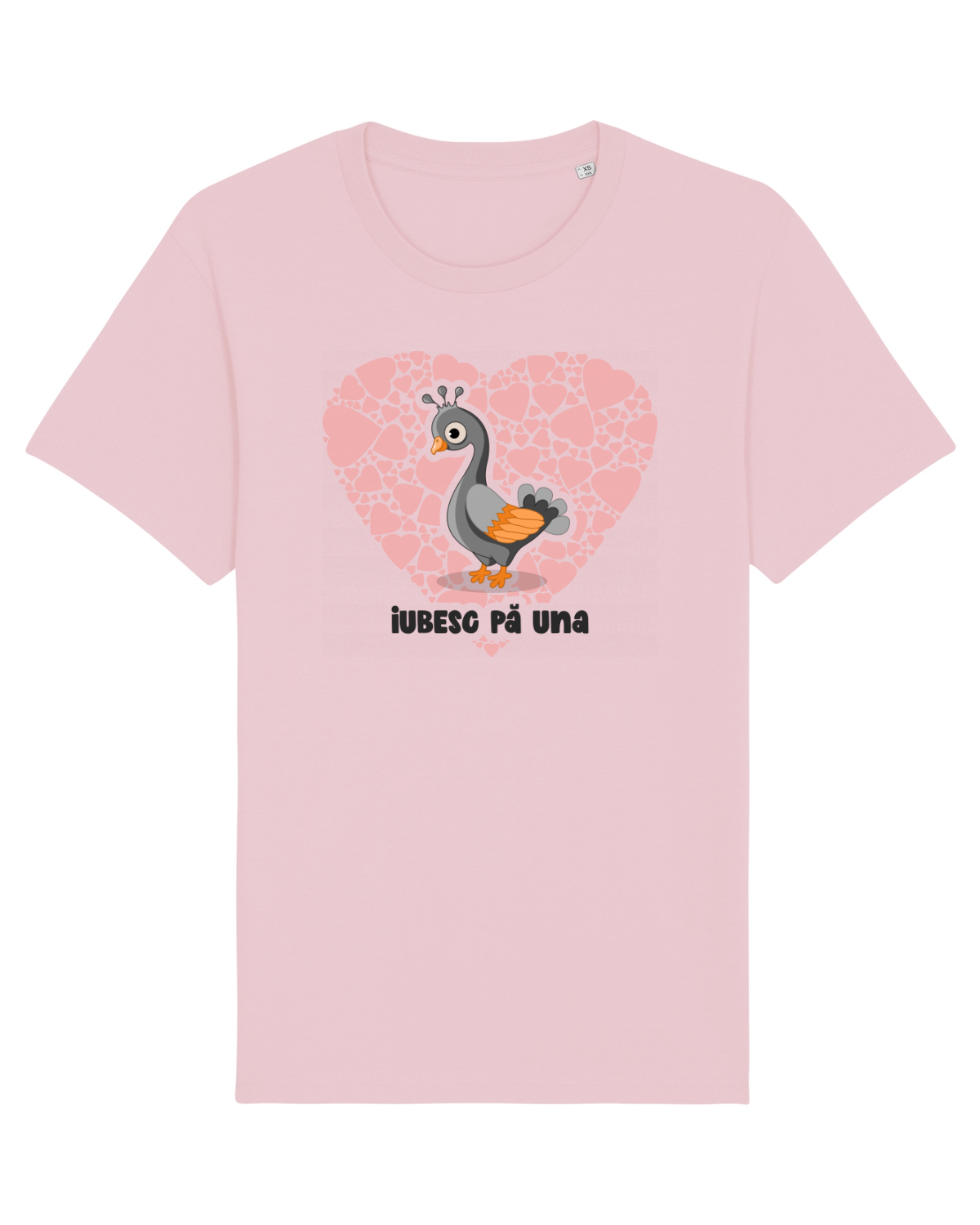 Tricou mânecă scurtă Unisex Rocker Cotton Pink