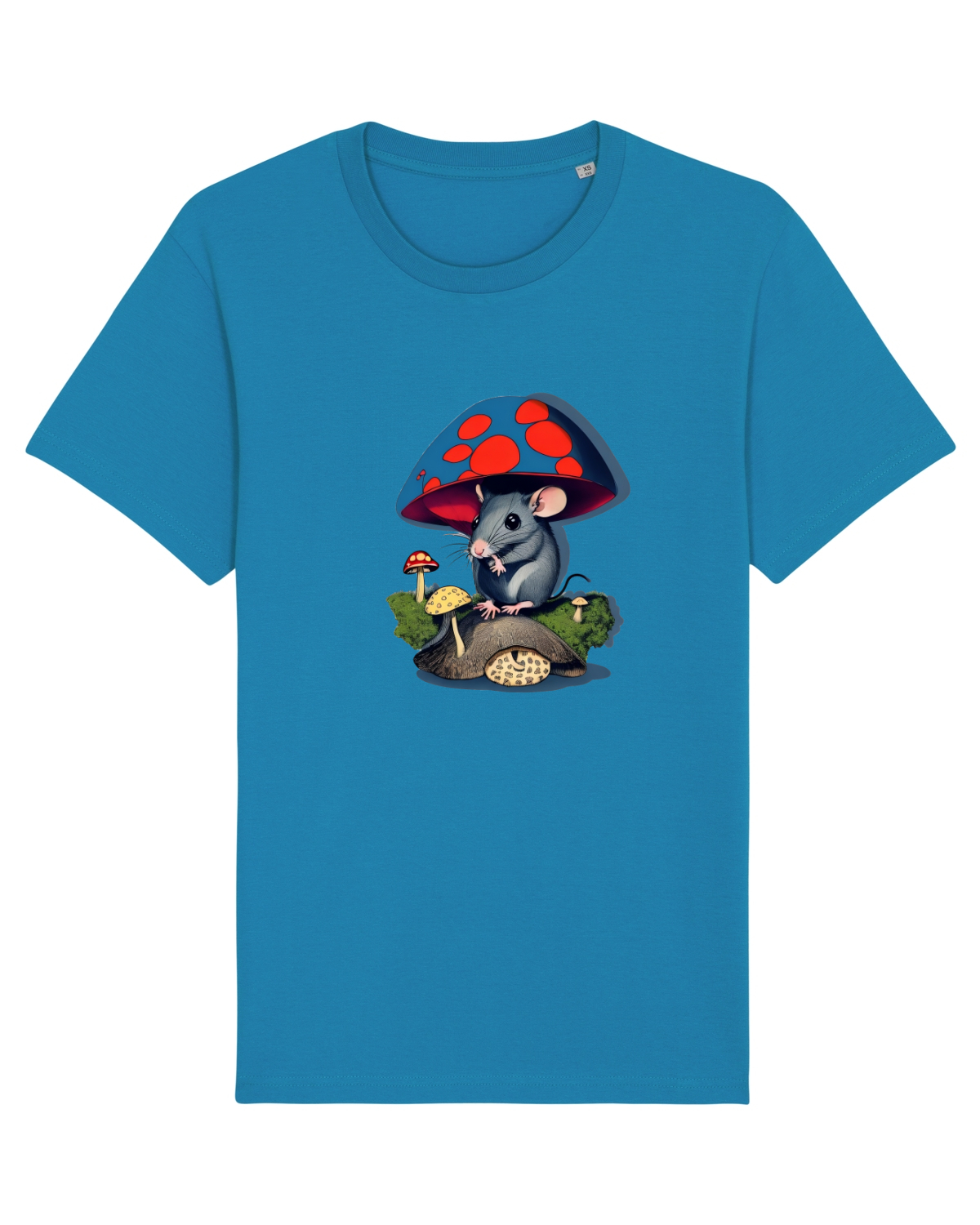 Tricou mânecă scurtă Unisex Rocker Azur