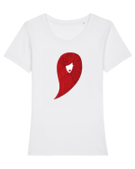 Foxy Lady Tricou mânecă scurtă guler larg fitted Damă Expresser