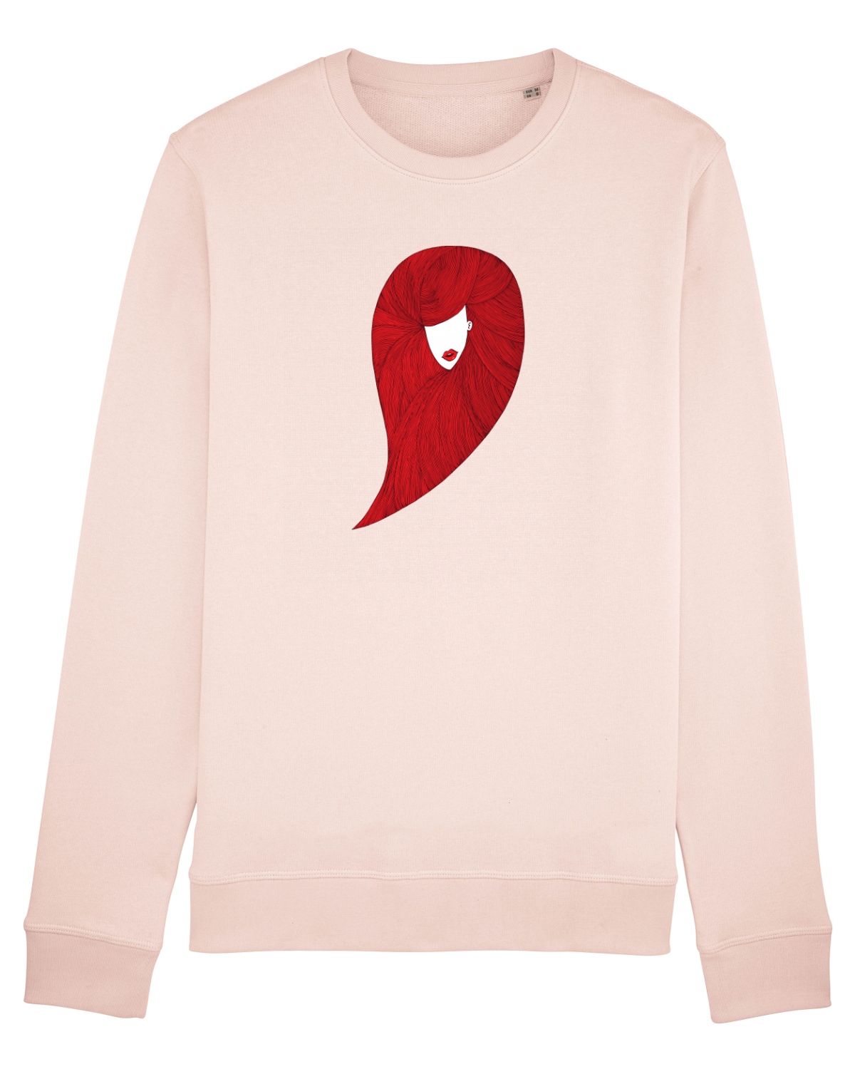 Bluză mânecă lungă Unisex Rise Candy Pink