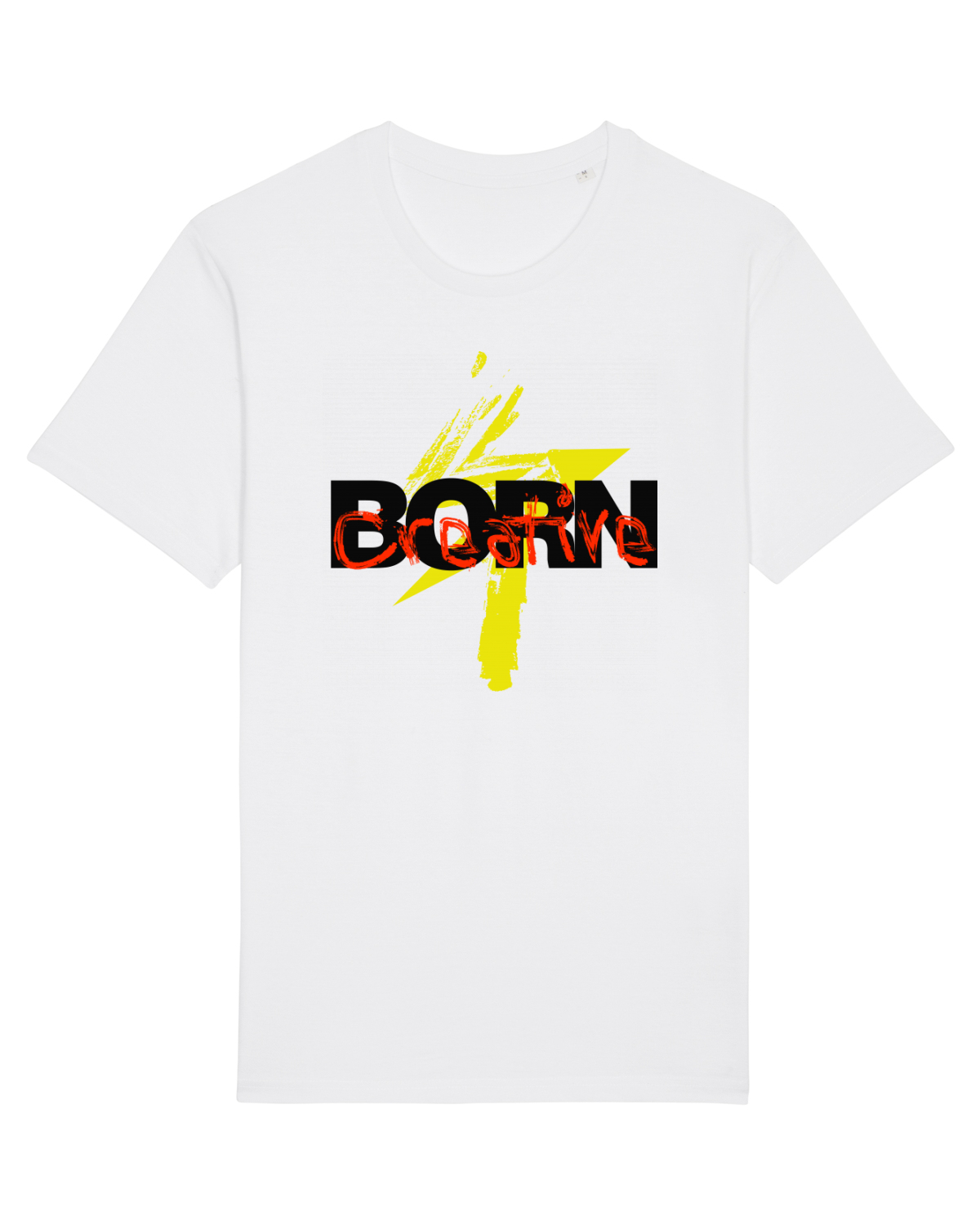 Tricou mânecă scurtă Unisex Rocker White