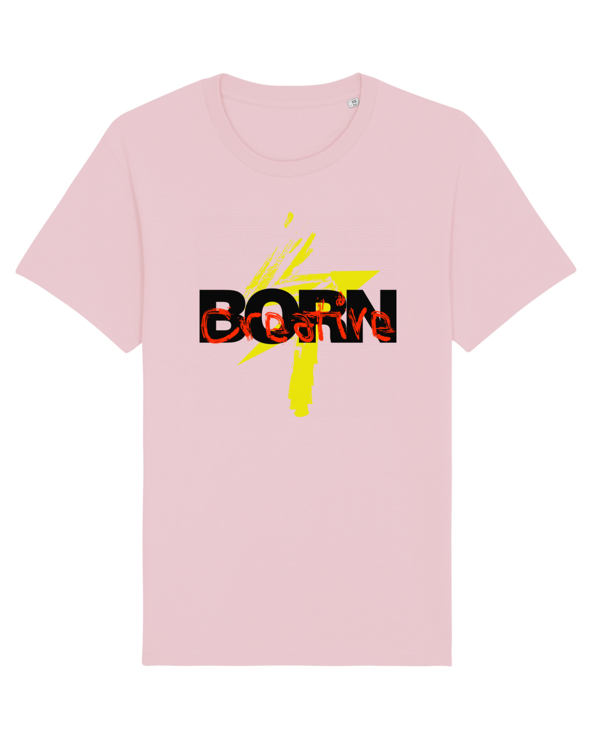 Tricou mânecă scurtă Unisex Rocker Cotton Pink