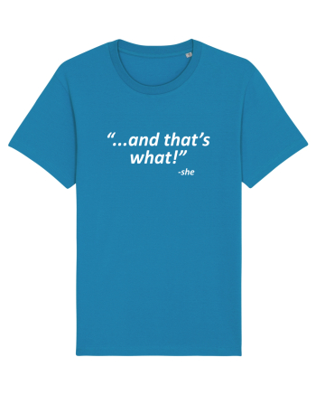 And that's what!  -she Azur