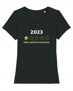 2023 Tricou mânecă scurtă guler larg fitted Damă Expresser