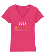 2024 Tricou mânecă scurtă guler V Damă Evoker