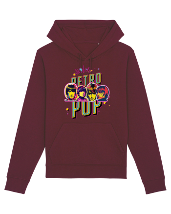 retro pop Burgundy