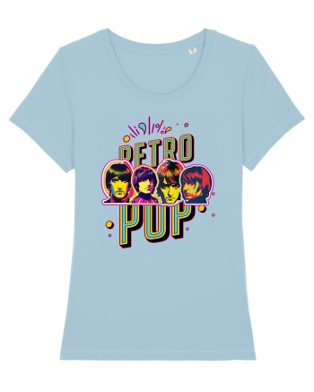 retro pop Sky Blue