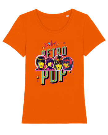 retro pop Bright Orange