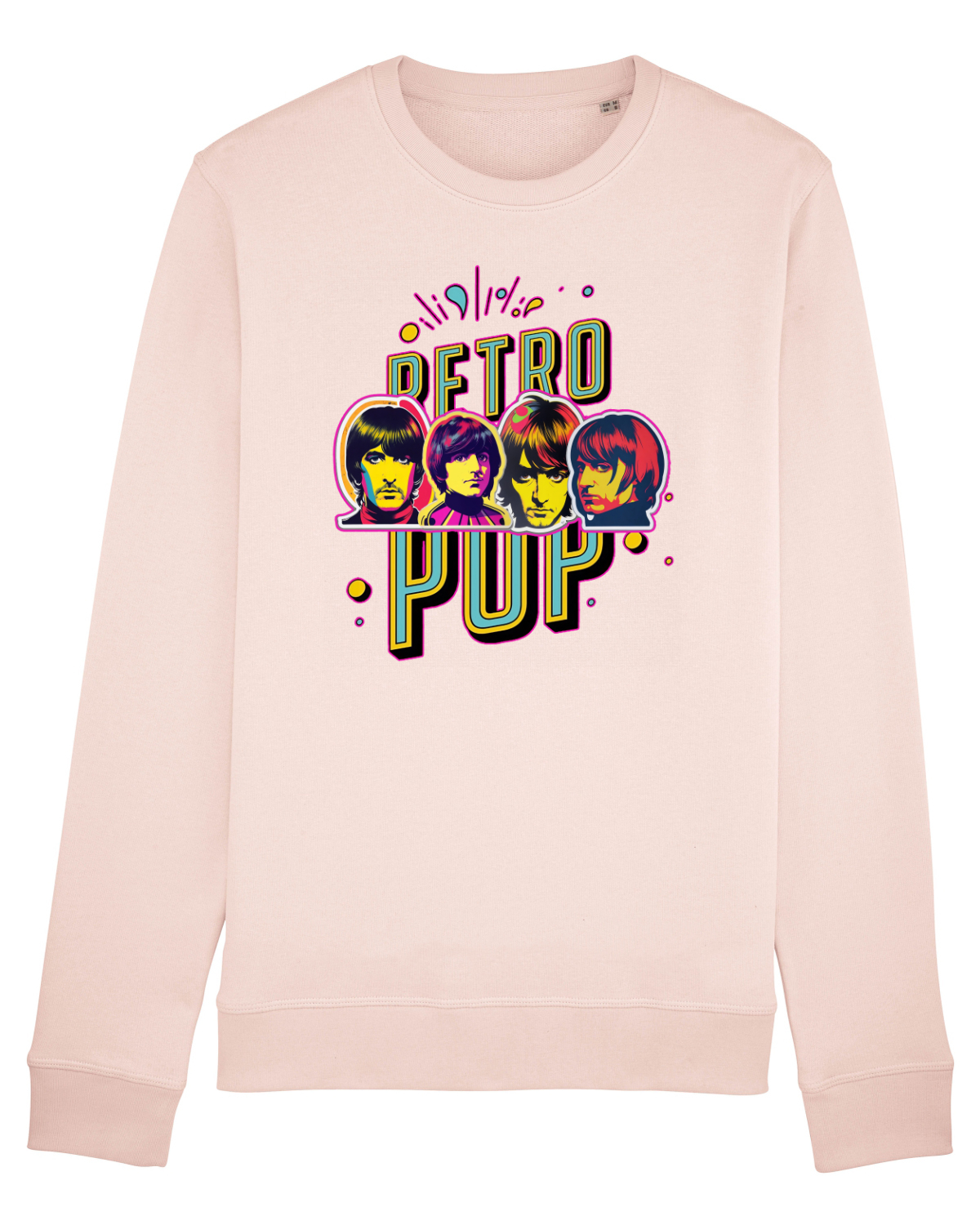 Bluză mânecă lungă Unisex Rise Candy Pink