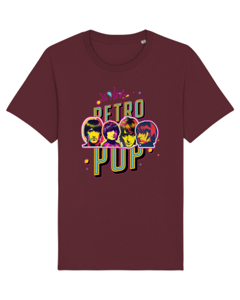 retro pop Burgundy