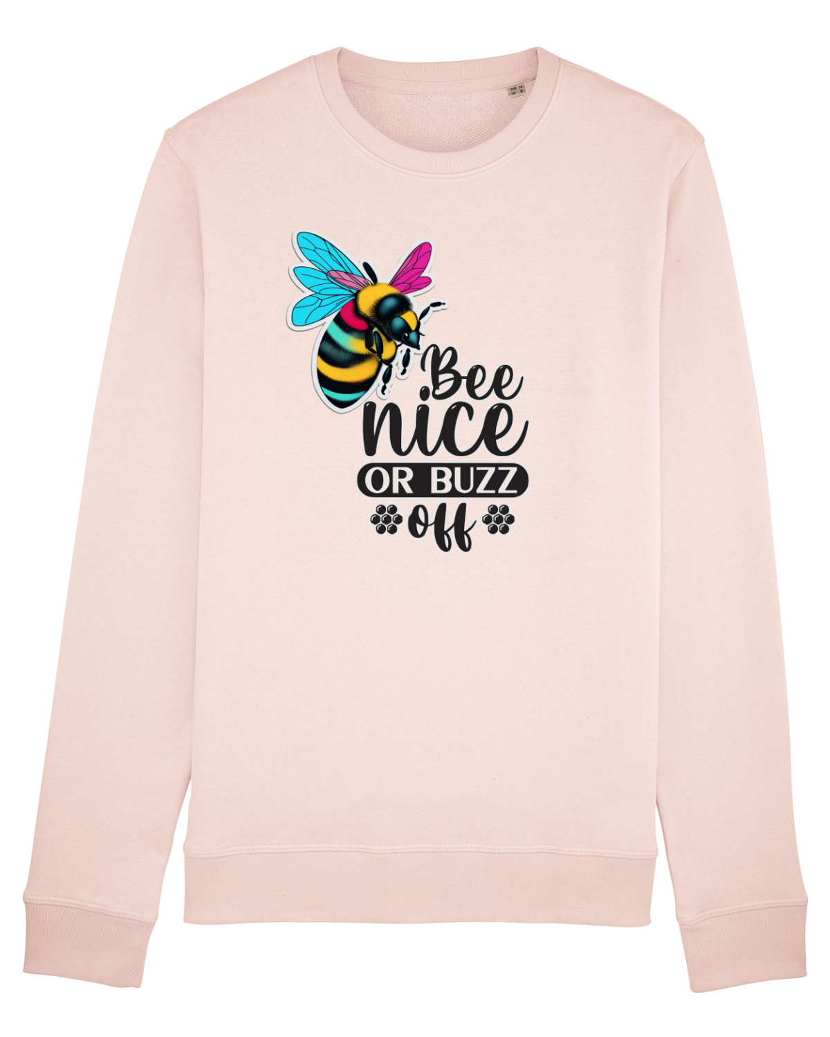 Bluză mânecă lungă Unisex Rise Candy Pink