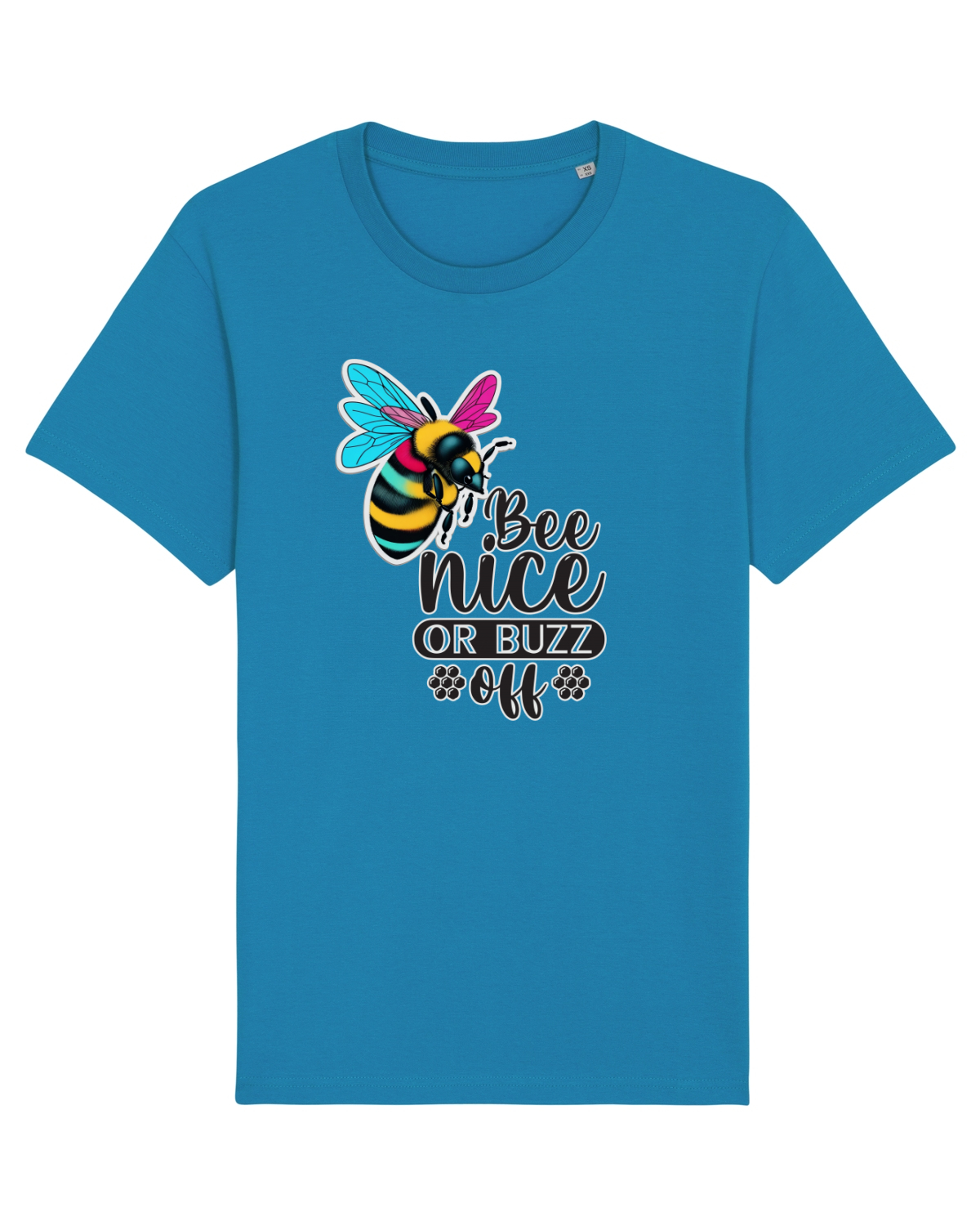 Tricou mânecă scurtă Unisex Rocker Azur