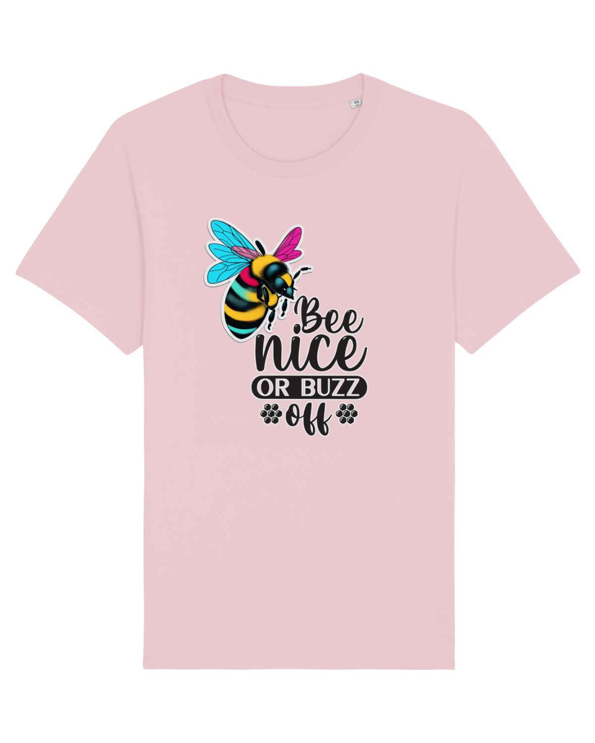 Tricou mânecă scurtă Unisex Rocker Cotton Pink