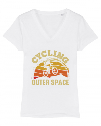 Cycling Outer Space White