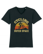 Cycling Outer Space Tricou mânecă scurtă guler V Bărbat Presenter