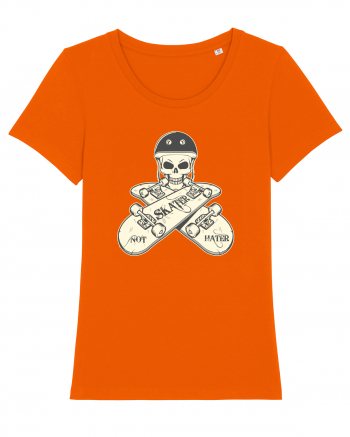 SKATER NOT HATER Bright Orange