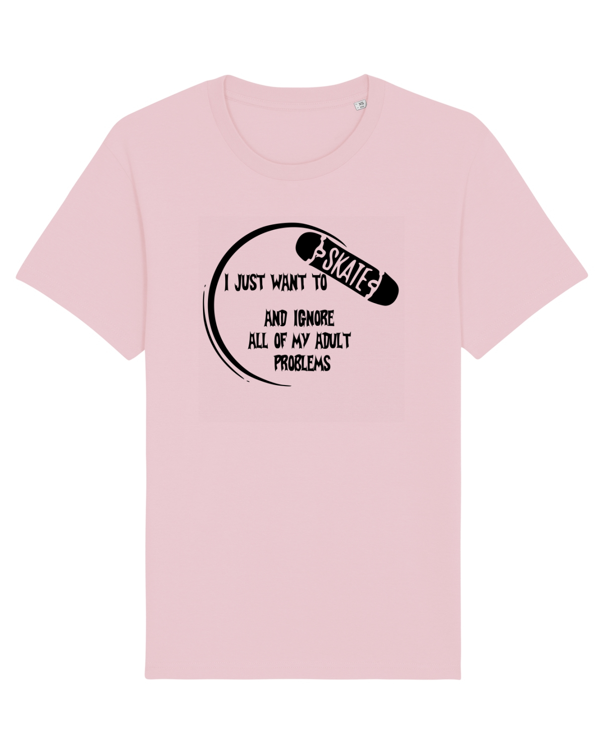 Tricou mânecă scurtă Unisex Rocker Cotton Pink