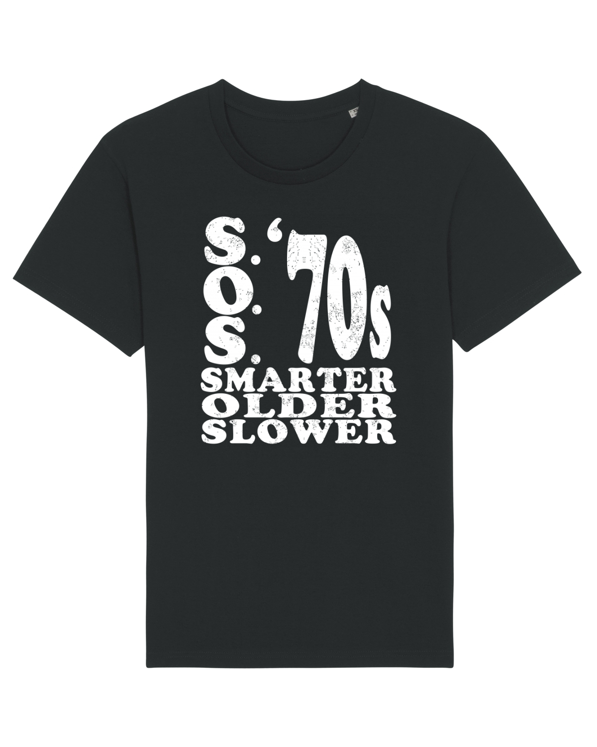 Tricou mânecă scurtă Unisex Rocker Black