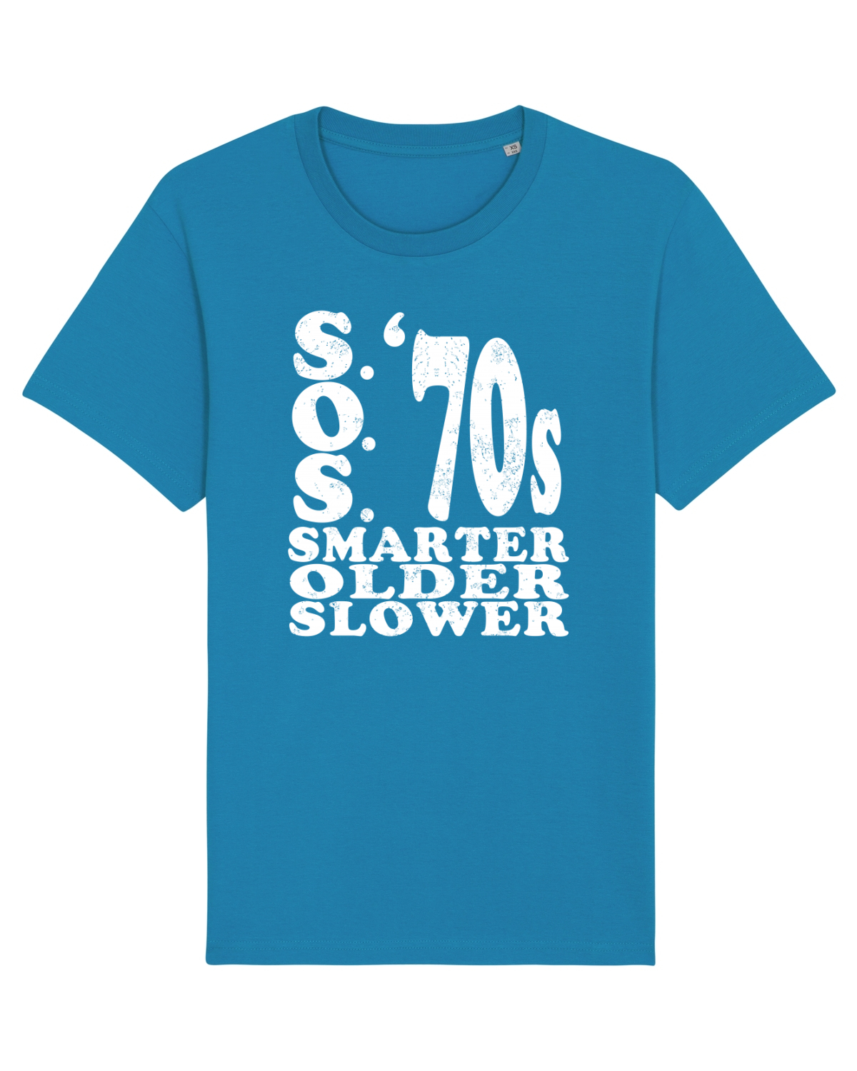 Tricou mânecă scurtă Unisex Rocker Azur