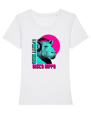 disco hippo White