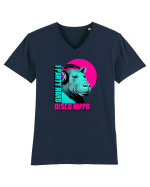 disco hippo Tricou mânecă scurtă guler V Bărbat Presenter